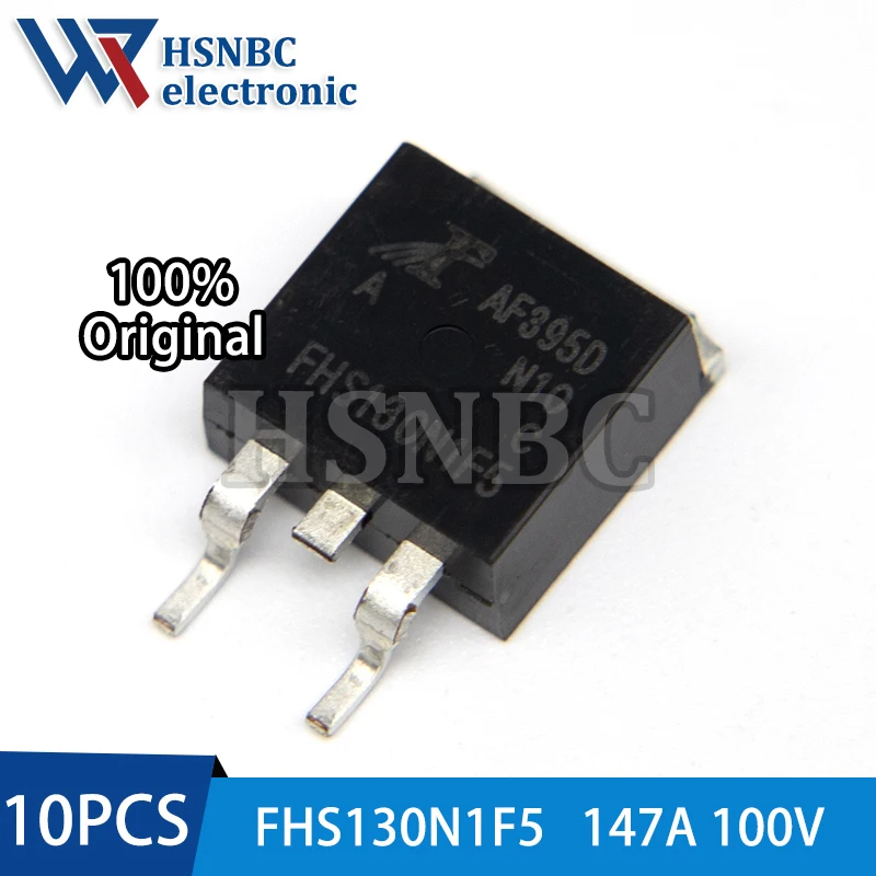 10PCS FHS130N1F5 130N1F5 FHS130N1F5A TO-263 147A 100V N-channel Power MOSFET Transistor 100% New Original