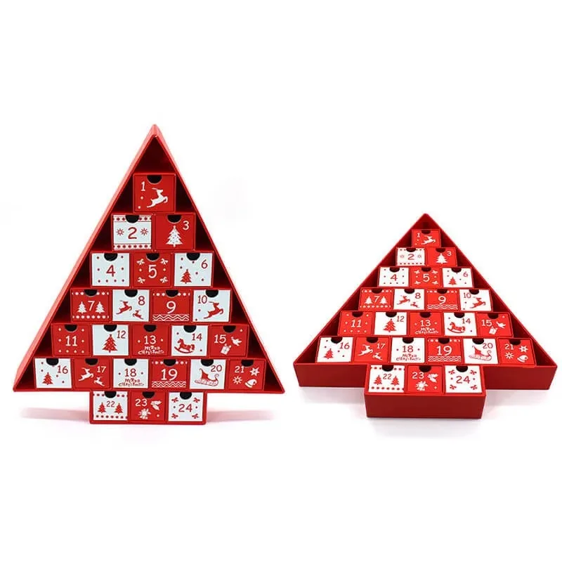 Customization.Advent Calendar Box Recycled Gift Boxes Christmas Mailer Box Design Supplier Custom Packaging