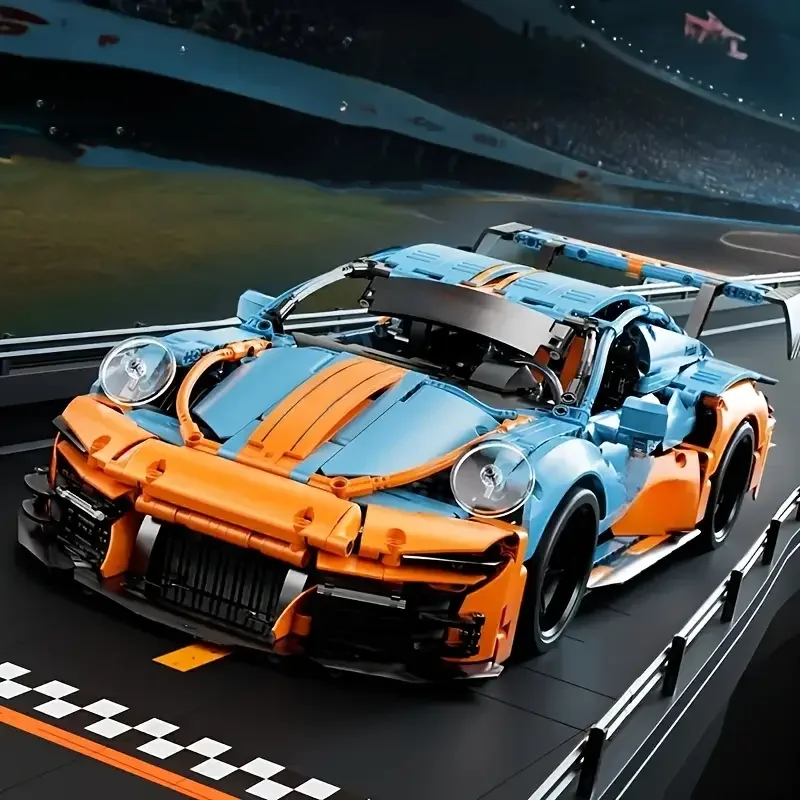 

Гоночный автомобиль City Technological 911 Compete Speed на радиоуправлении, конструктор, знаменитый суперкар, дрифт-кар, игрушки-конструкторы для мальчиков, подарки на фестиваль