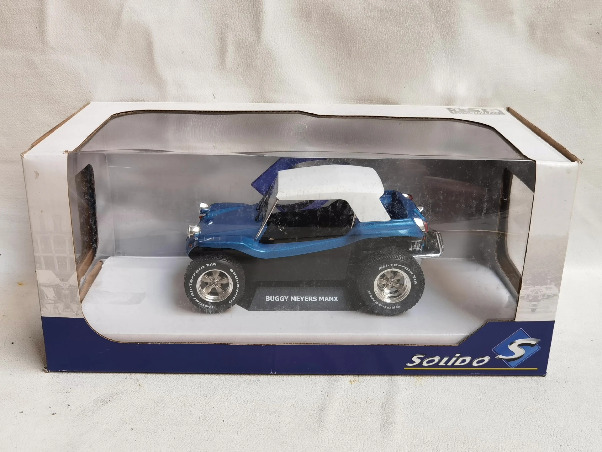 Box Old Diecast SOLIDO 1/18 Scale BUGGY MEYERS MANX R7X1 Alloy Car Model