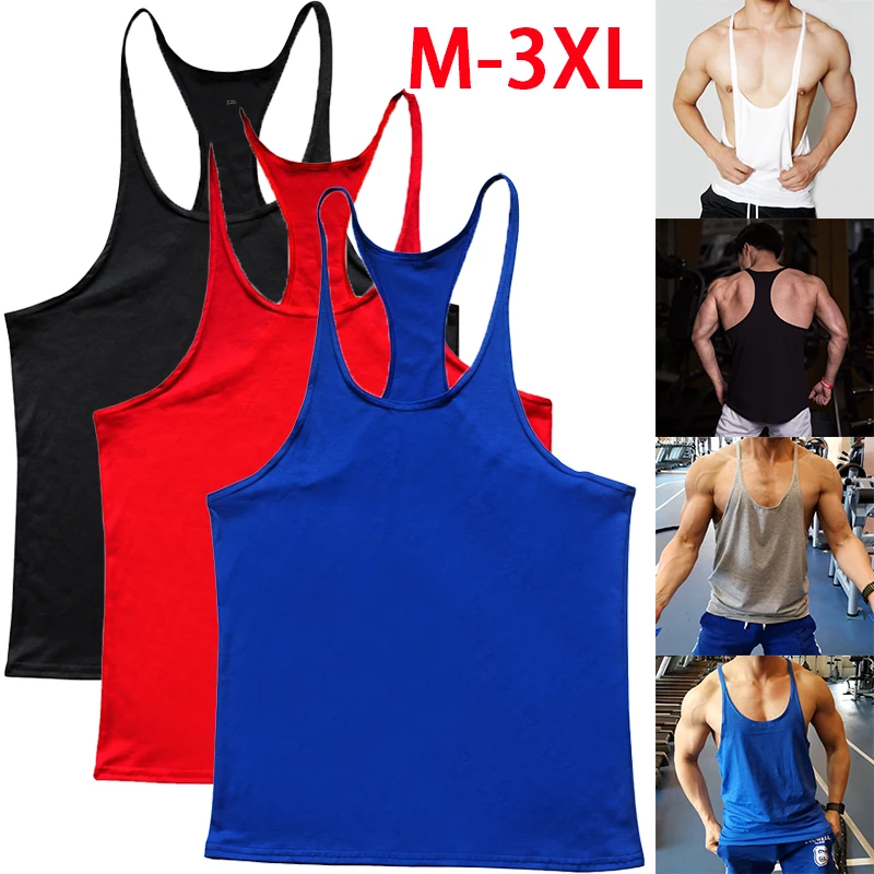 

The latest sports and fitness vest men's sports camisole vest top men's muscle shirt men's training and bodybuilding vest