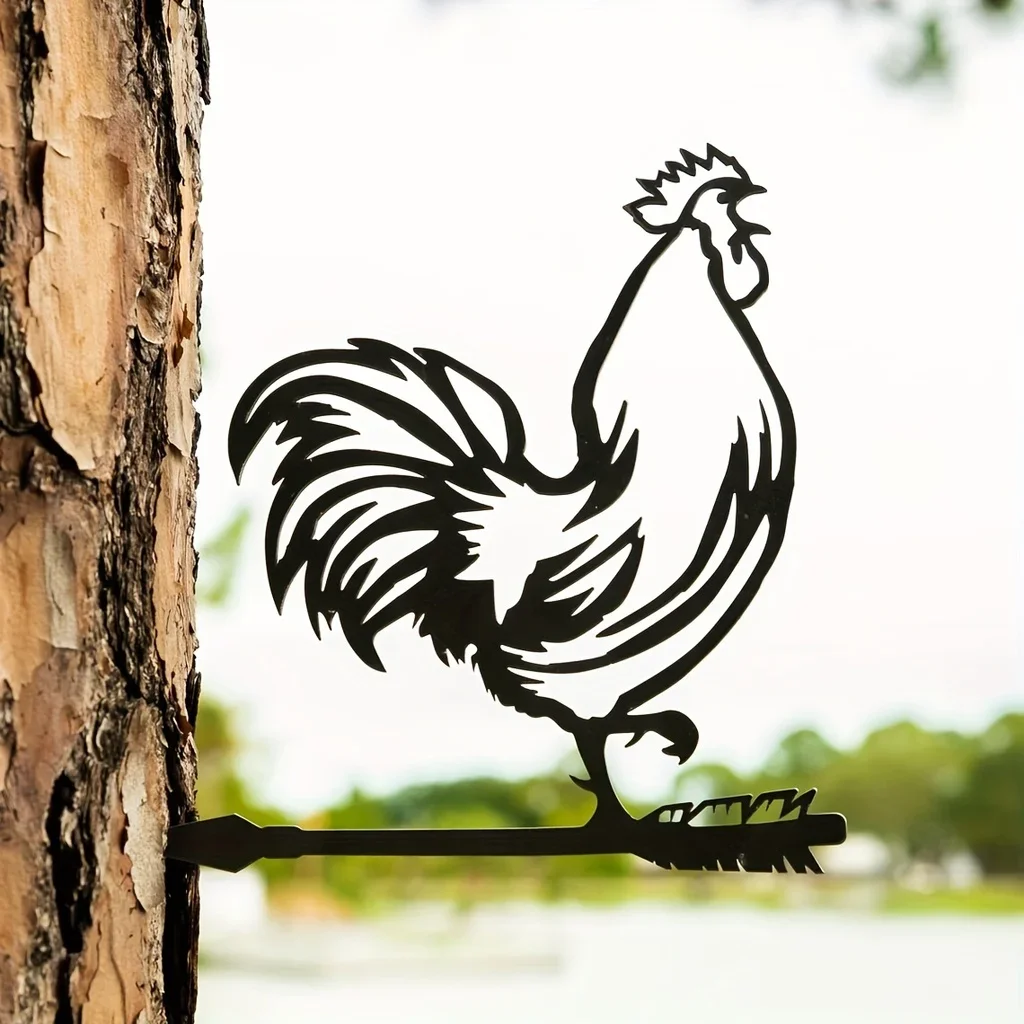 Metal Animal Silhouette Stakes for Garden Party Decor Add a Touch of Whimsy to Your Garden with These Perfect Housewarming Gift!