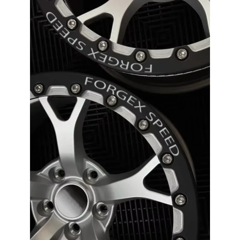 No Spacer Needed Deep Concave Forged Beadlock Wheels Bolt-On Fit Aftermarket Sport Car Agessive Tuning Rims