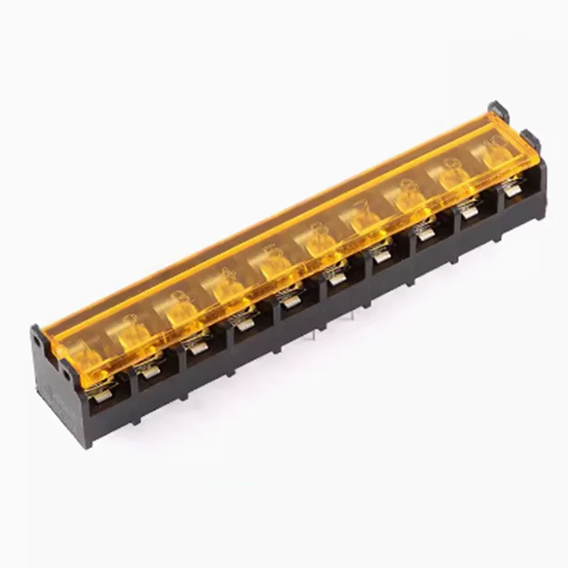 5pcs HB9500 HB-9500 Barrier Terminal Block With Cover 9.5mm 2/3/4/5/6/7/8/9/10Pin