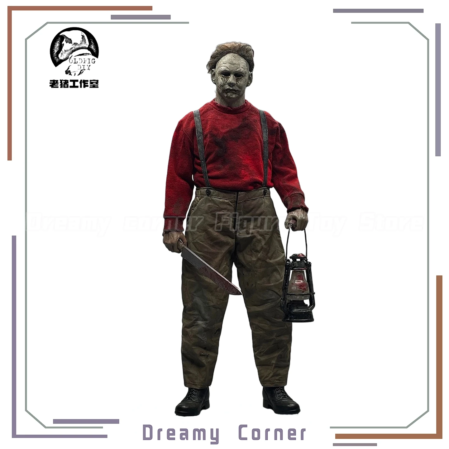 

【In Stock】Original OLD PIG STUDIO UNDER DAY LEATHER FACE 1/6 Action Figure Model Collection Ornament