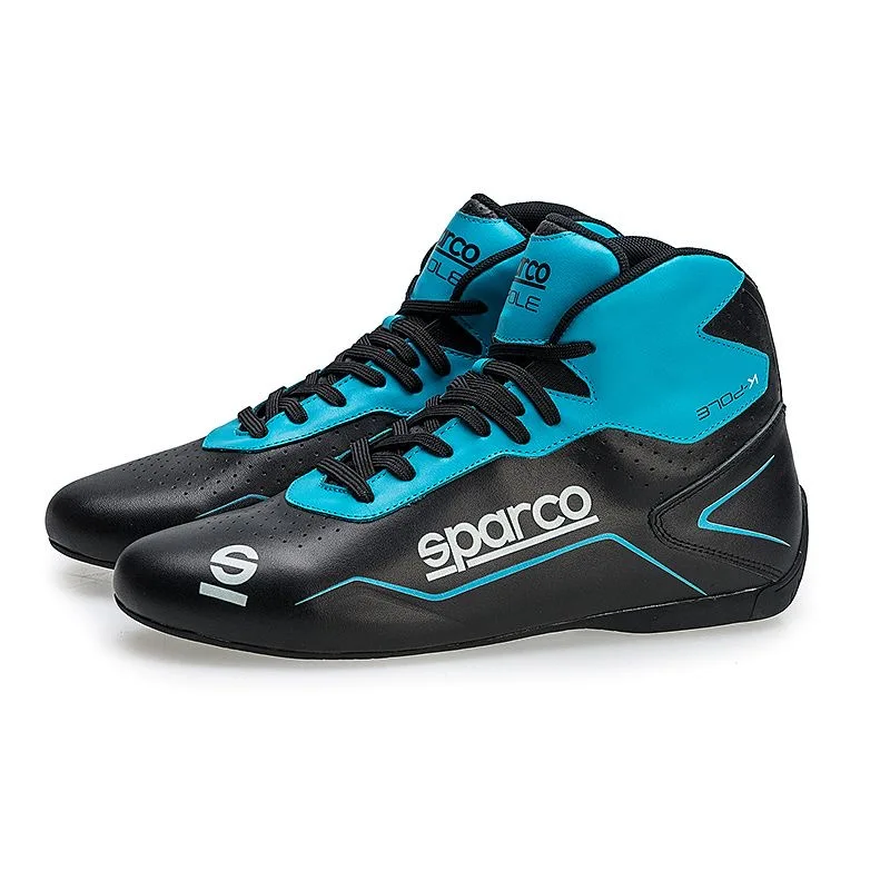 Zapatos de carreras SPARCO de cuero genuino; botas unisex para motociclismo, conducción de automóviles, karting y deportes casuales.