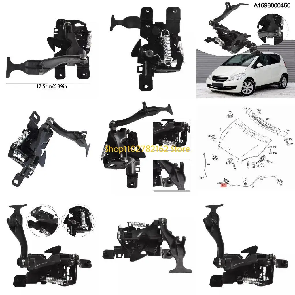 

547b надежный механизм блокировки блокировки двигателя для W169 A200 A180 A170 A160 Легкий и прочный A1698800460 1698800460