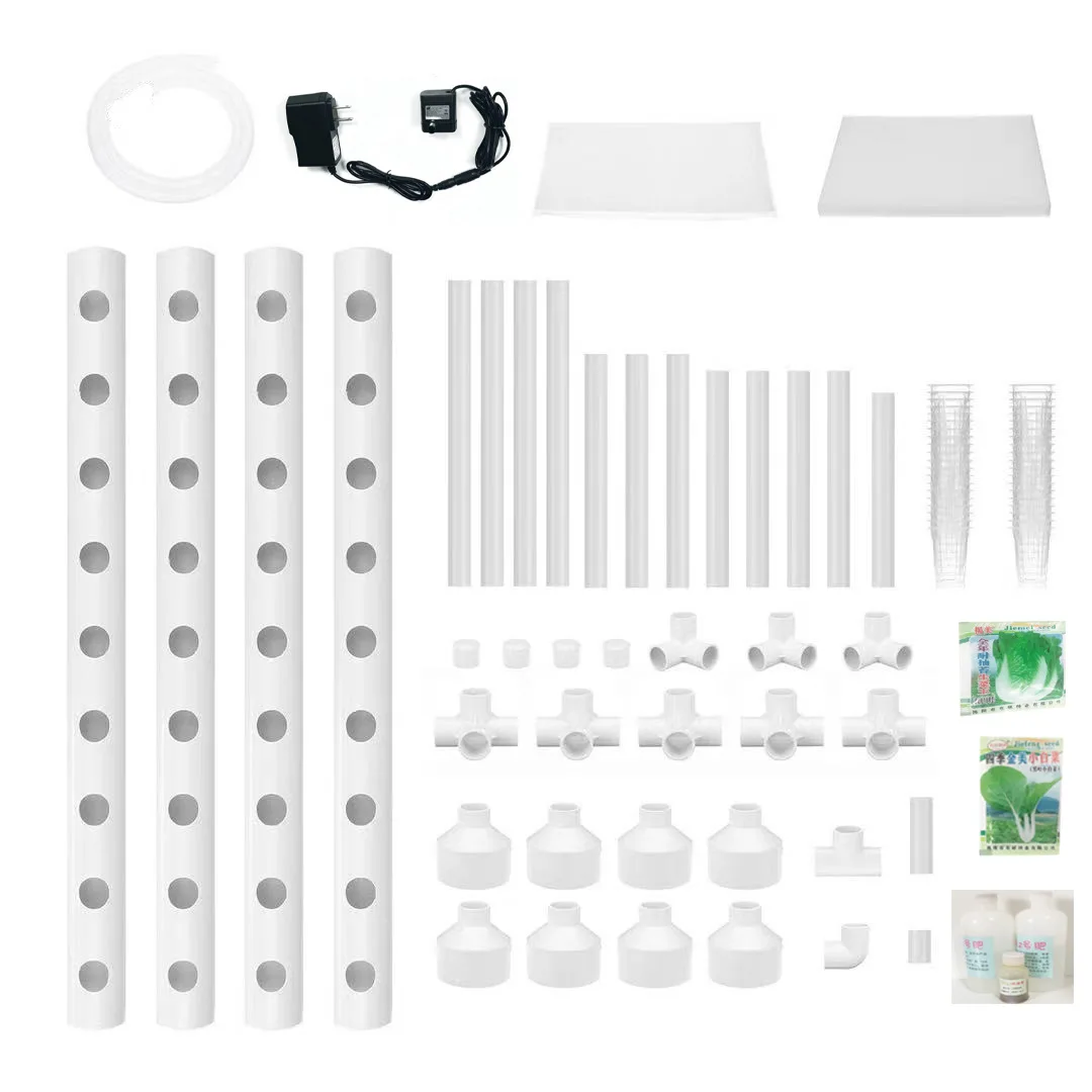 Tubular Hydroponic Growing Racks Automated Multi-Tier Hydroponic Vegetable Grower | Soilless Vegetable Cultivation Equipment