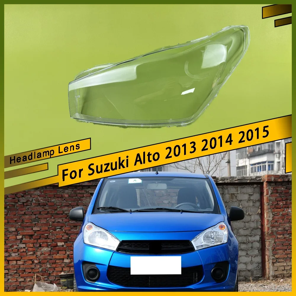 

Для Suzuki Alto 2013 2014 2015, автомобильные передние фары, крышка фары, прозрачный абажур, крышка передней фары, автомобильные гаджеты