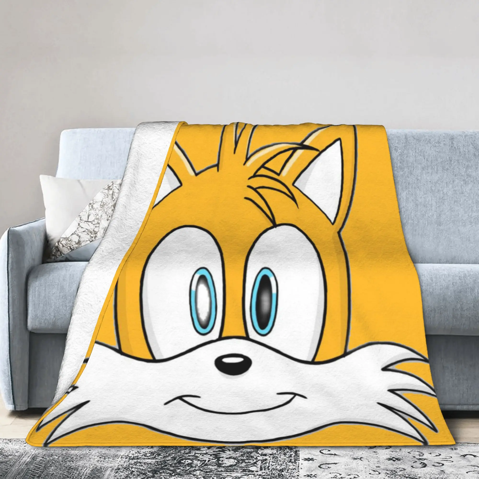 Sonices Face Accessories Blankets Super Soft Velvet  Throw Blankets Relax Plush Thin Quilt