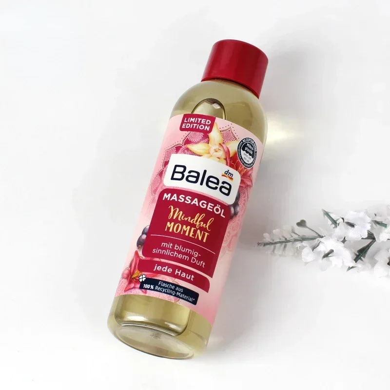 เยอรมนี Balea อัลมอนด์เมล็ดองุ่นน้ํามันหอมระเหย 100ml Face Body Nourishing น้ํามันนวด Soothing Skin Moisturizing Smooth Skin Care