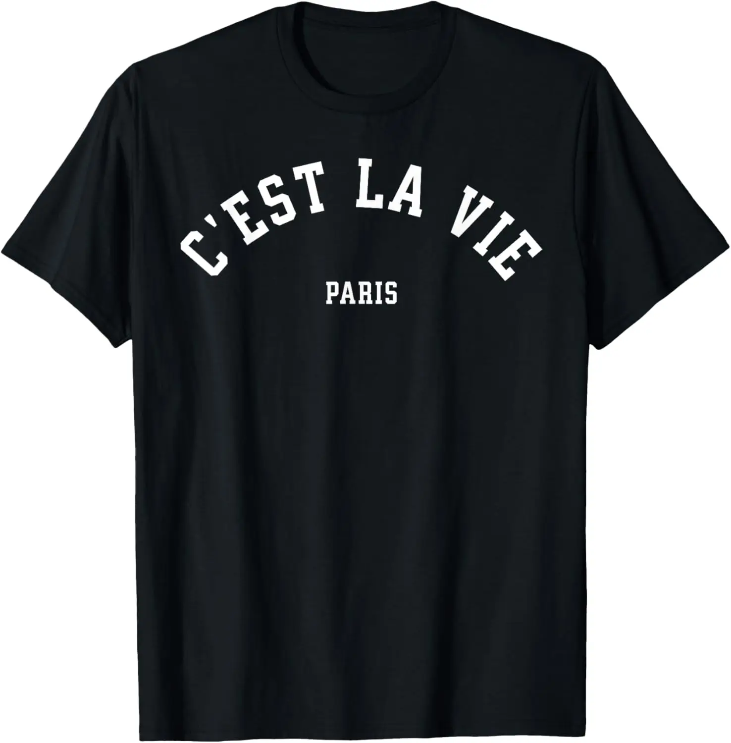 

C'est La Vie Paris France Women Men Vintage Summer Graphic T-Shirt