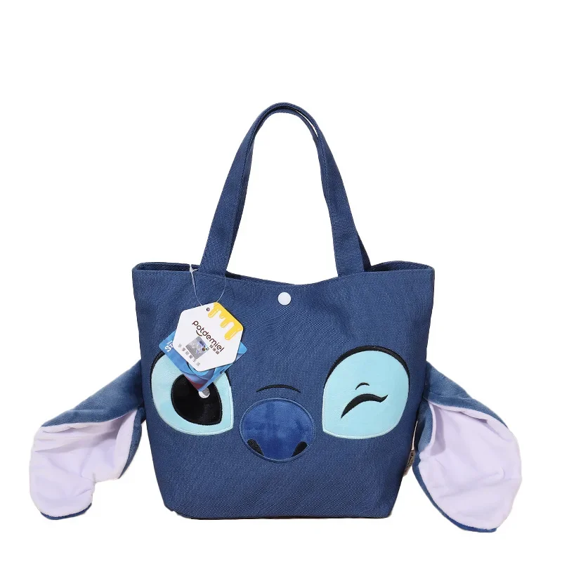 Disney-Sac en peluche Harvey Bear Stitch pour femme, véritable pendentif initié, grande capacité, sac fourre-tout pour étudiant, 2023