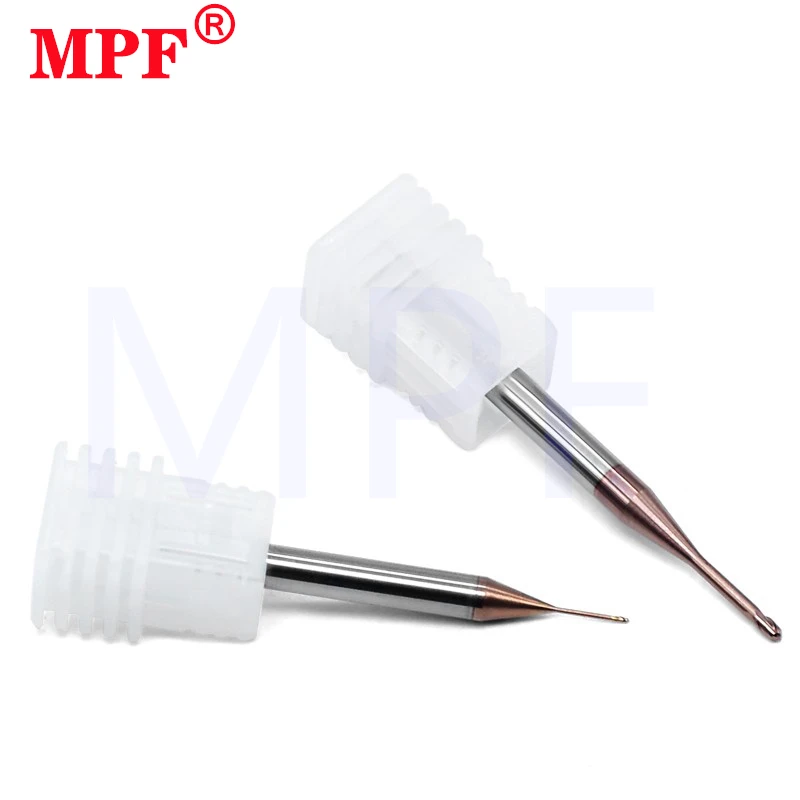 R0.5/R0.75/R1.5 Deep Groove Alloy Ball Milling Cutter Avoiding Long Neck Cutting Lengthening CNC 2F Deep Hole Steel For Metal