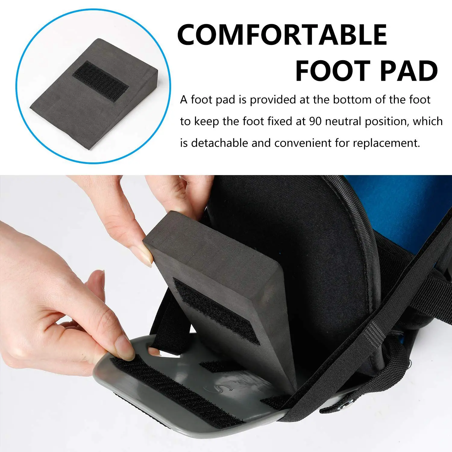 A84G-Plantar Fasciitis Night Splint Foot Support Boot Tendonitis Brace For Fascia Tendon And Calf Stretching Heel Bone