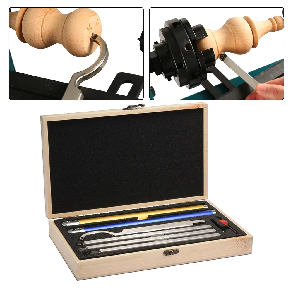 

Complicated Angles Cutting Inserts Carbide Woodturning Tool Aluminum Handle Stainless Steel Easy To Use Storage Case