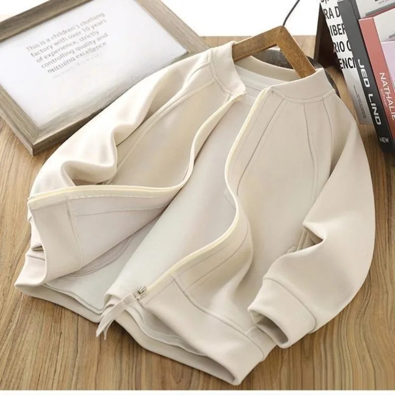Kids Boys Girls 2026 Spring Autumn Windproof Baseball Jacket Fashion Casual Outerwear