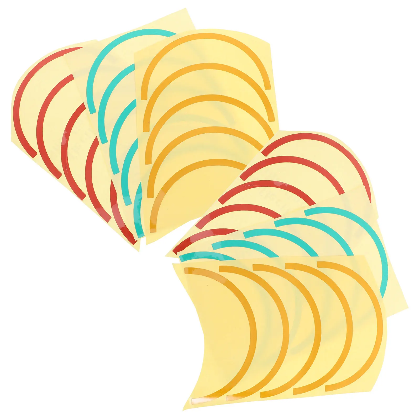 

6 Sheets Gauge Identification Decal Waterproof Sun-Resistant Easy Peel Stick Pressure Instrument Label Accurate Range Display