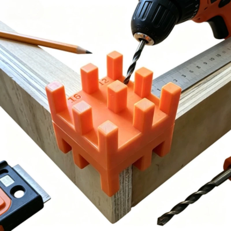 1Set Woodworking Corner Positioning Locator, Precise Positioning Jig, Wood Board Right Angle Auxiliary Fixture for Carpenter