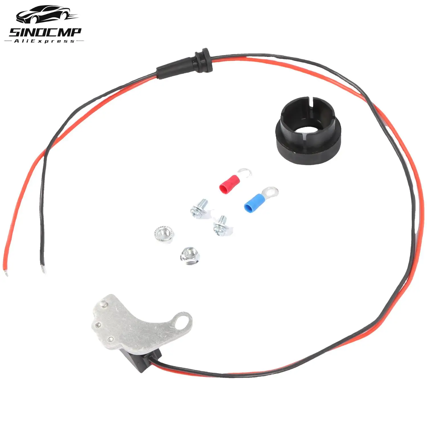 

Комплект для электронной системы зажигания 1281 Ignitor DC 12V для одноточечных распределителей Motorcraft для Ford V8 1957-1974 гг.