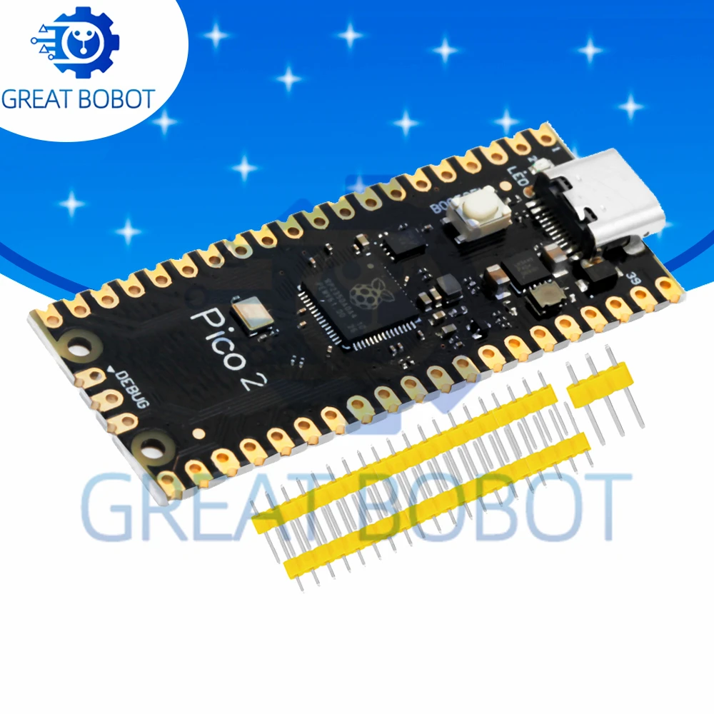 RP2350-Zero Pico2 Mini Dev Board, RP2350A 150MHz Dual-Core MCU Type-C