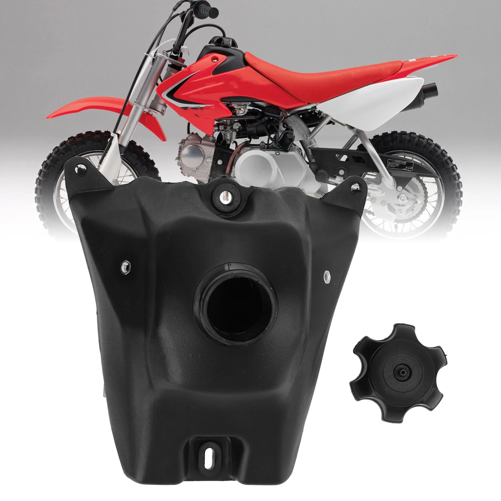 Schwarz Dirt Pit Bike Kraftstoff Gas mit Ersatz für XR50 CRF50 SR70 SR70B SR70c SR110 Kraftstoff Gas Kraftstoff Ersatz
