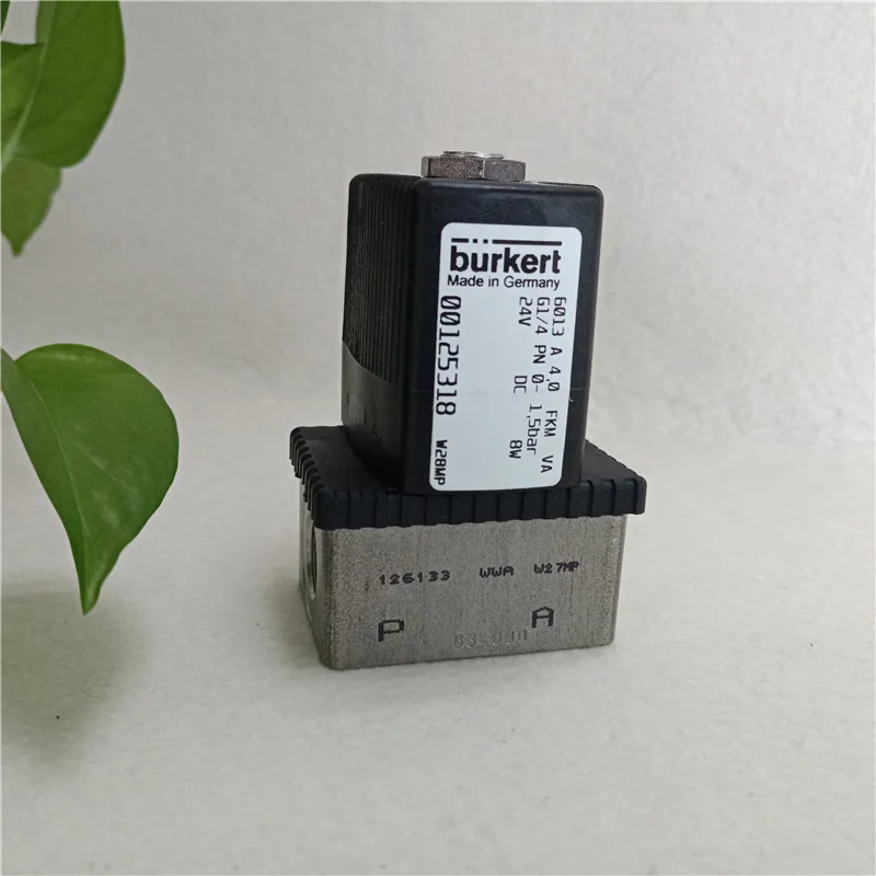 6013 Direct Acting Solenoid Valve G1/4 Inch * 2/2 Normally Closed, FKM Sealed, 316 Valve Body, 24VDC Tools