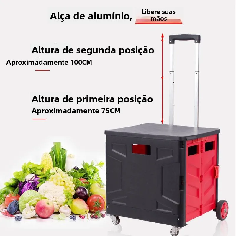 medium-size-plastic-op-cart-hand-pullable-foldable-market-vegetable-bung-car-outdoor-small-portable-cery-carrier