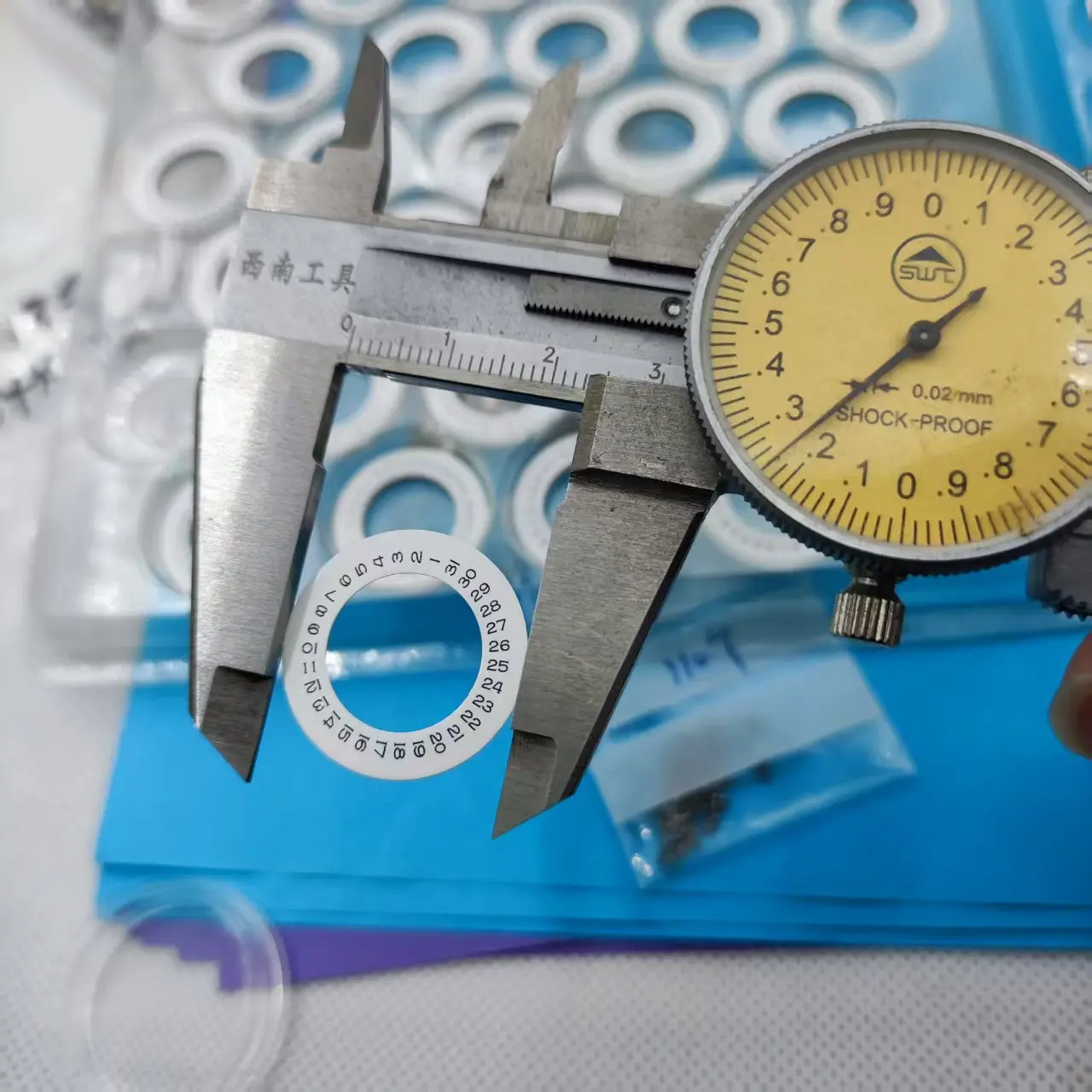 Аксессуары для часового механизма 2824, календарный диск, замена нашивки SW200, календарный патч