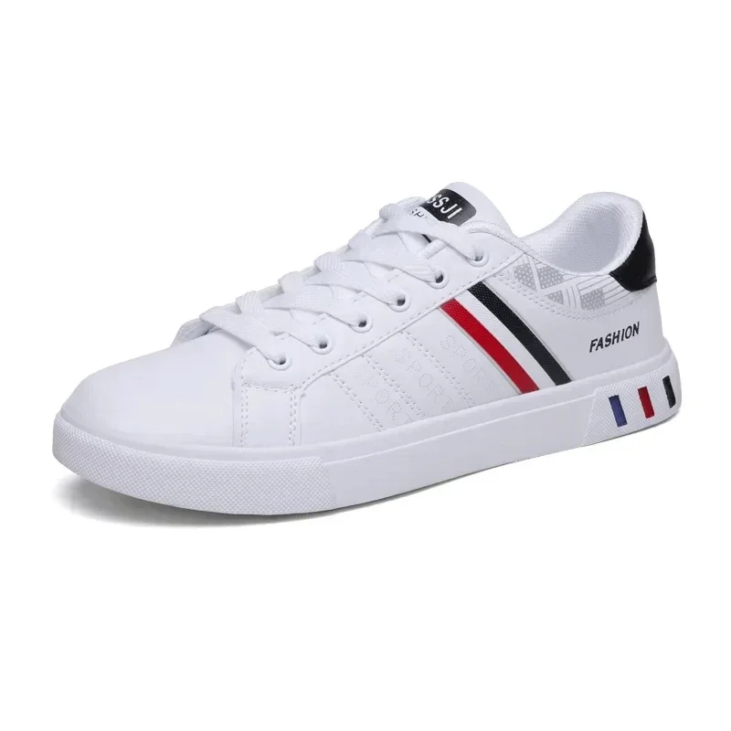 Tênis masculino branco sapatos casuais masculinos originais leves sapatos de luxo para homens respirável apartamentos tênis chaussure hommes