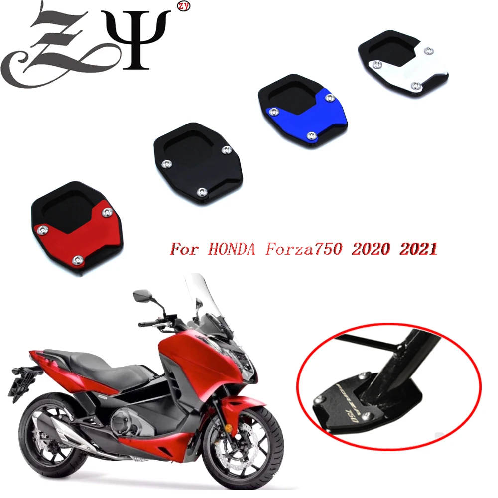 

For HONDA Forza750 Forza 750 XADV750 2020 2021 Motorcycle CNC Accessories Kickstand Foot Side Stand Extension Pad Support Plate