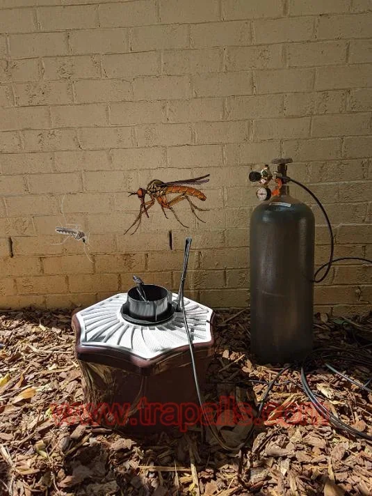 Outdoor Plastic Electronic Pest Killing Machine With CO2 Emitter Tiger Mosquitoes Killer Trap