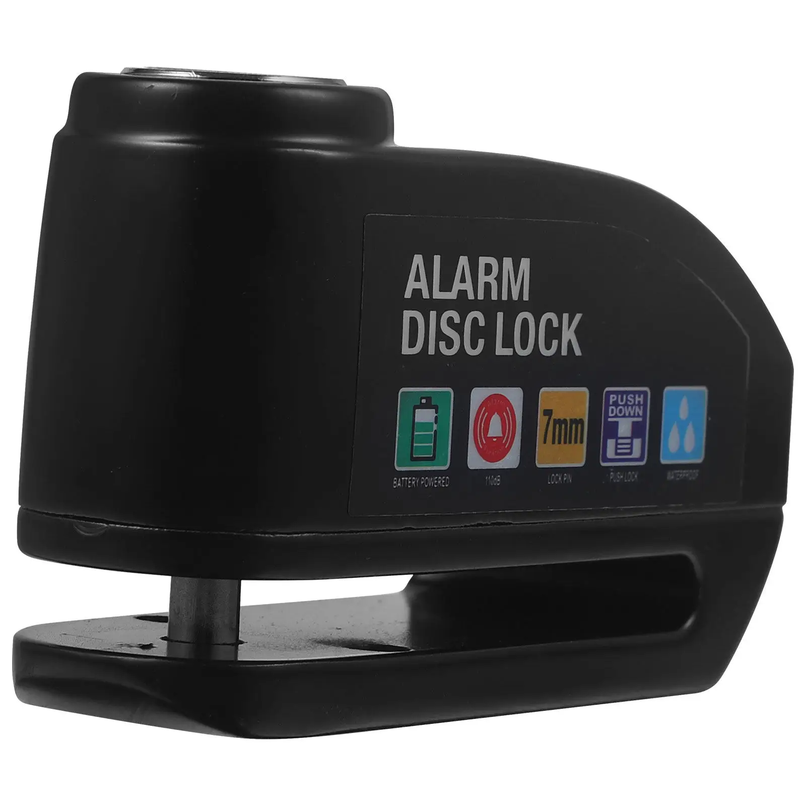 

1Set Disc Brake Lock with Alarm for Motorcycle Bicycle Scooter Heavy Duty Security Wheel Lock Easy Install Sleek Design Theft