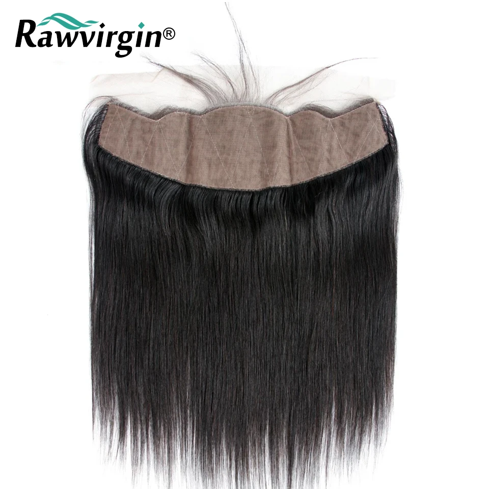 13X4 Full Silk Base Lace Frontal Closure With Baby Hair Human Hair Brazilian Virgin Hair Large Silk Base Area High Quality 150%