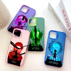 Hisoka Hunter X Hunters Phone Case for IPhone 13 12 11 15 14 Pro Max Plus Lens Creative Border Silver Plated Inside Hard TPU