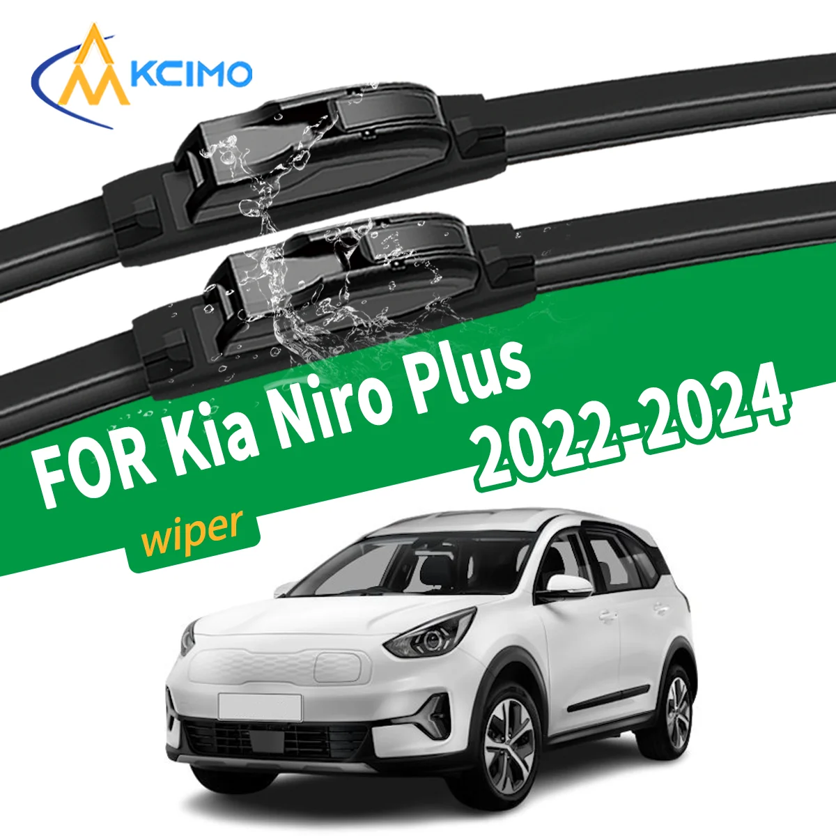 

New Silent Wiper Blades for Kia Niro Plus 2022-2024 High Quality Natural Rubber Replacement