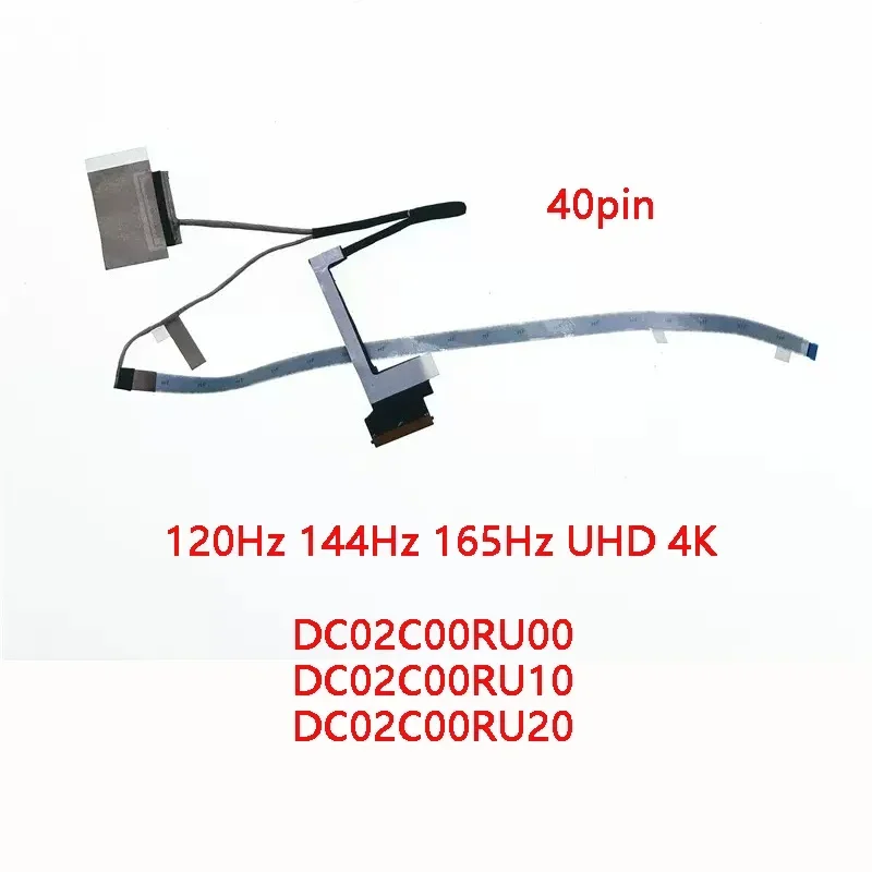 

New laptop LCD EDP cable for Lenovo Legion 5 17ach6 hy570 120Hz 1445Hz UHD 4K dc02c00ru00 dc02c00ru10 dc02c00ru2