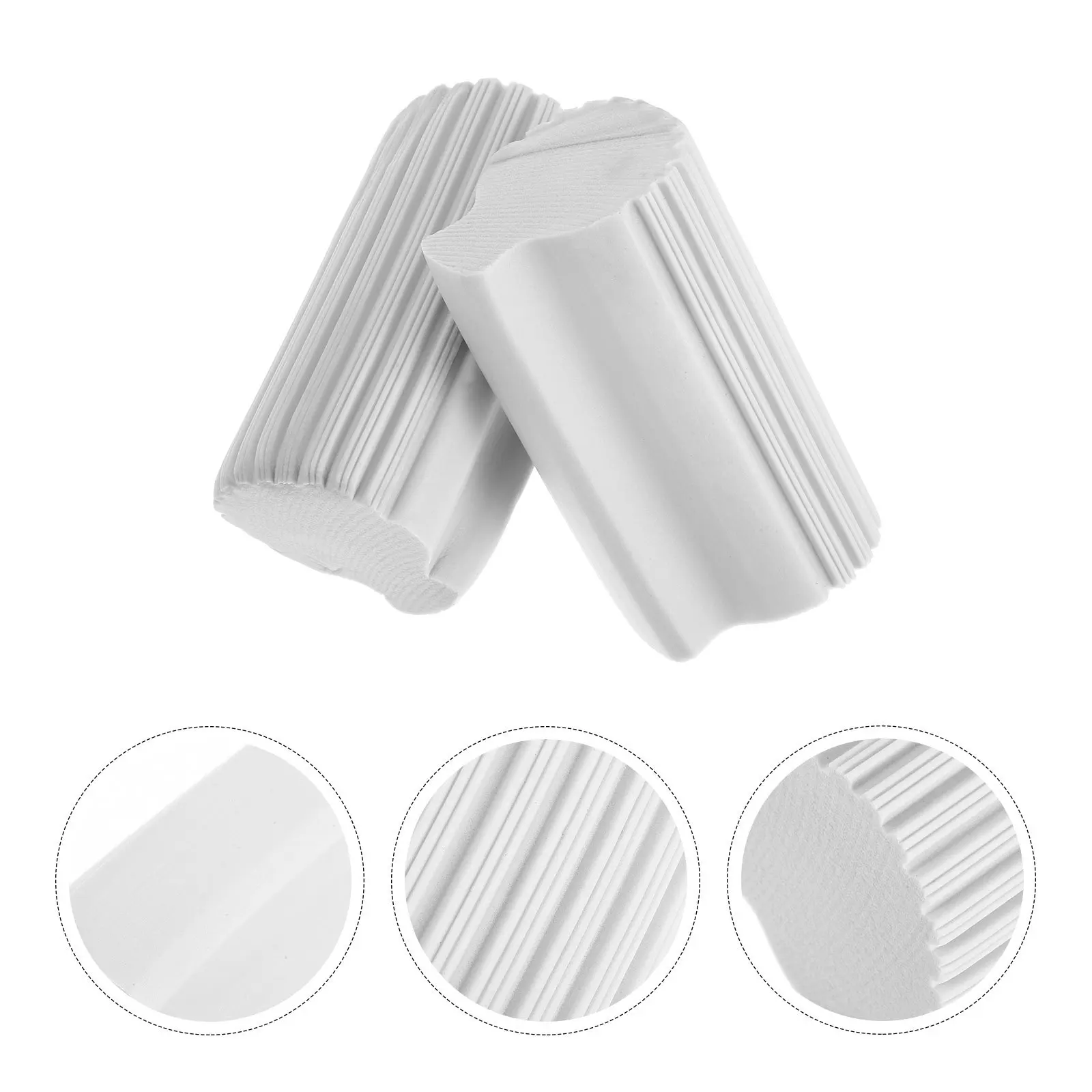 

2Pcs Reusable Multi-Use Cleaning Sponges for Kitchen Dishes Pots Car Windows Blinds Compact Size Good Effect No Scratch