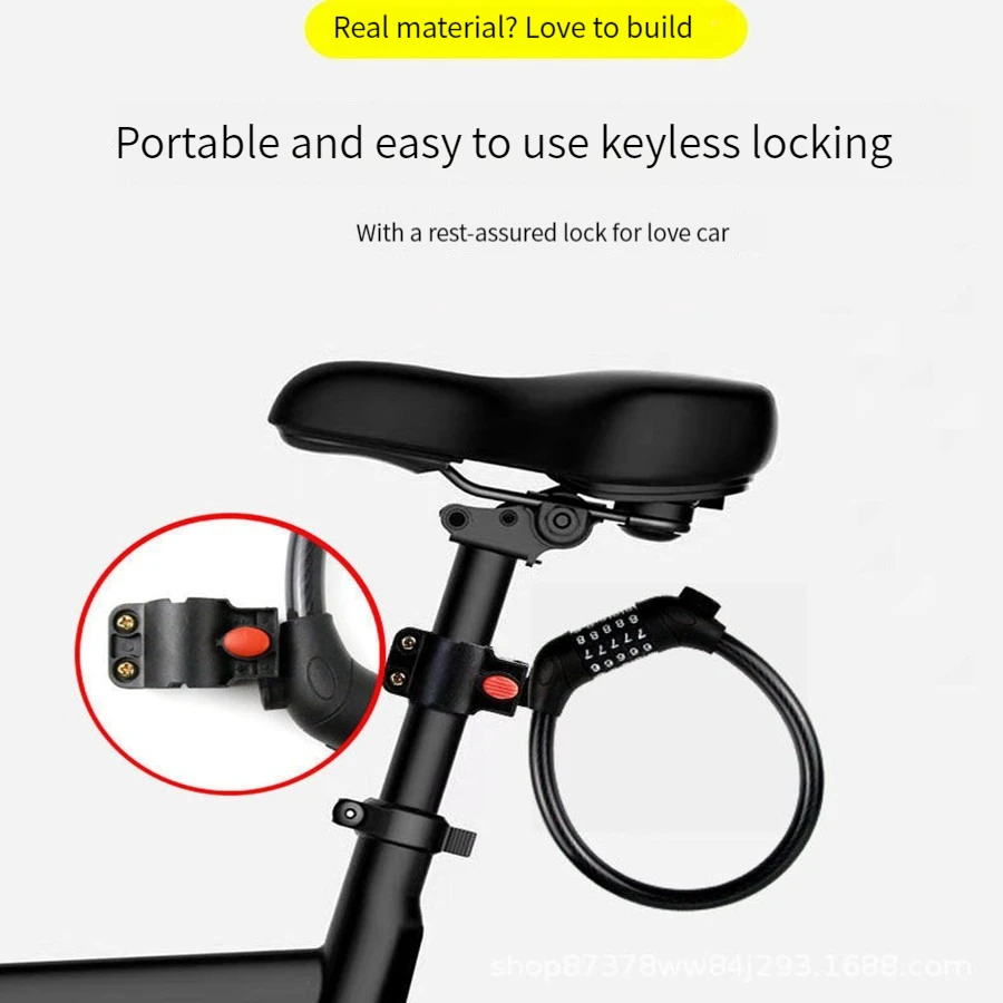 Bicycle Password Lock Easy to carry Mountain Bike Handiness 4 Digit Lock Anti-theft Portable Security Steel Chain Motorcycle