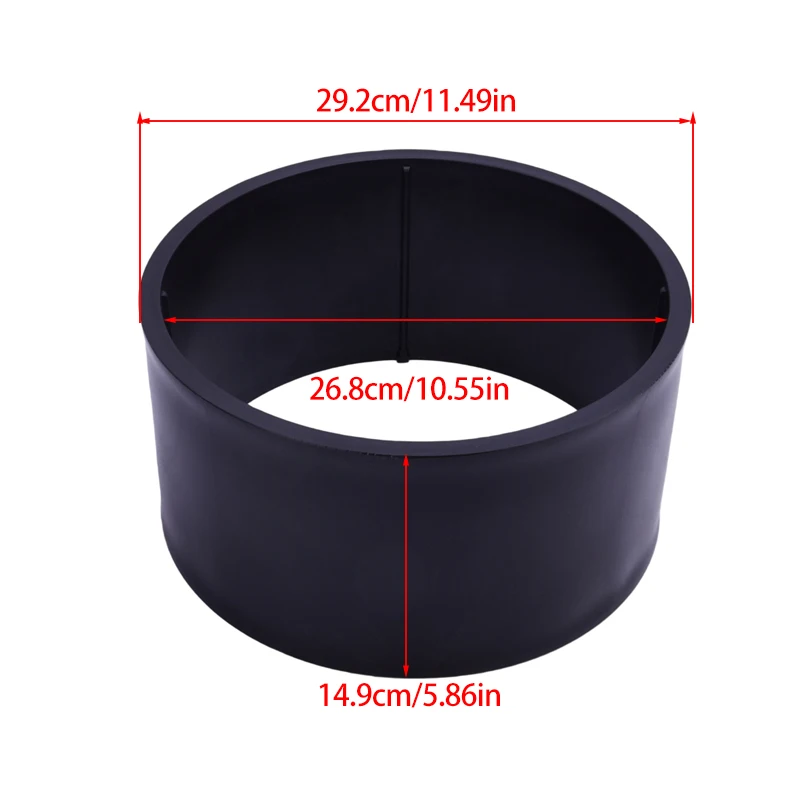Go kart modified 5 inch Plastic Wheel Replacement PVC drift ring For 11X7.10-5 inch tire wheel Sleeve Street