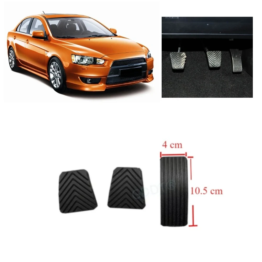 1 Pcs Gas Pedal Rubber for Lancer Cx Cy 2007-2019 MT or CVT Clutch Damper Brake Cover for Fortis Foot Rest Pedal Cover MN101544