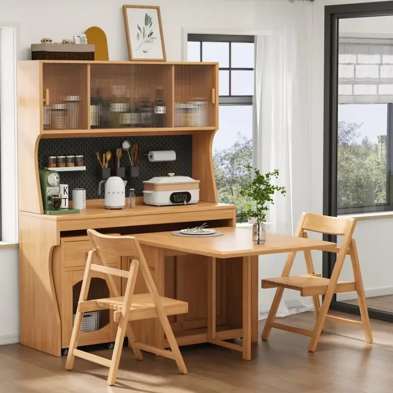 Multifunctional Modern Modular Solid Wood Durable Adjustable Living Room Floor Storage Cabinet Household Cabinet
