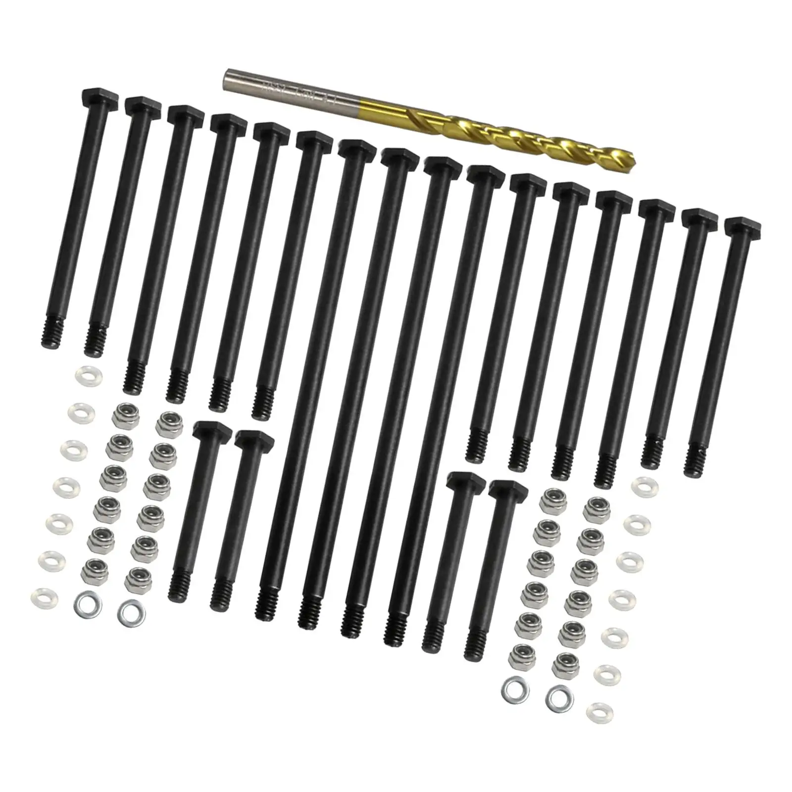 20 Pieces Front Rear A Arm Pins, Replacement Parts for 1:5 Scale RC Crawler Car, Durable, Accessories RC Car Parts