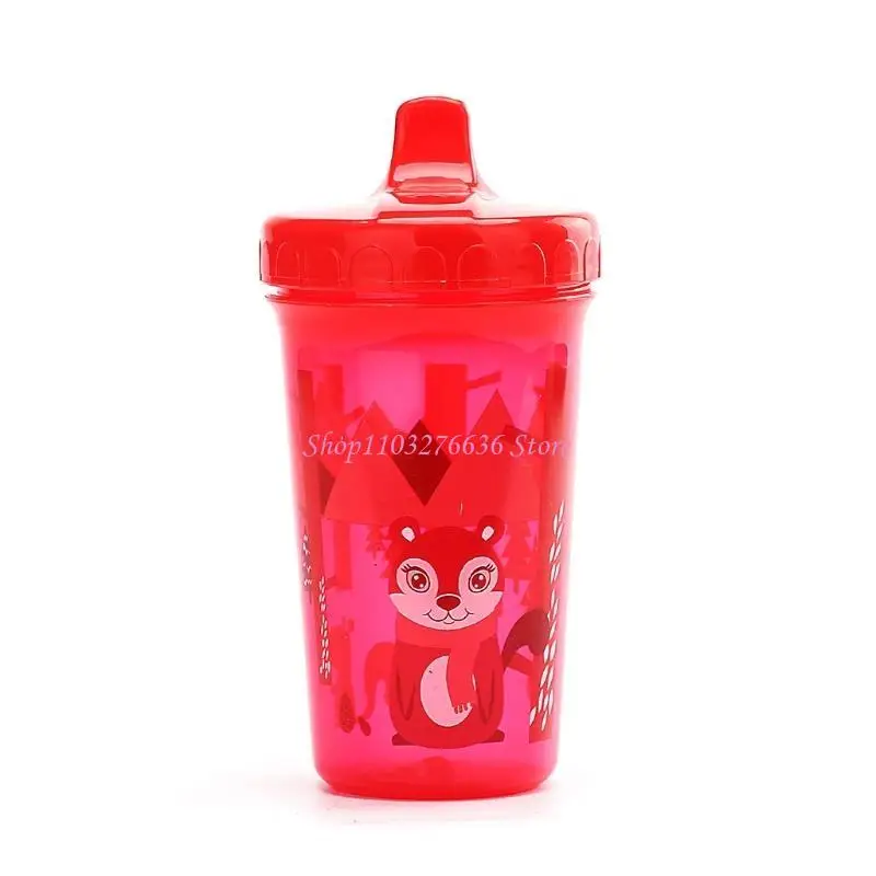 

R6FD 300ml Baby Learning Drinking Cup Trainer Cups No-Spill Trainer Water Cup for Toddler Baby Leak-proof