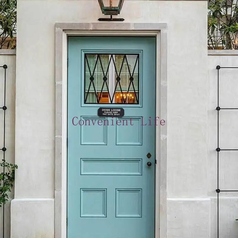 L1EE لافتة بوابة فضفاضة للكلاب لافتة للنظر للمنزل والحديقة، مصنوعة من مواد سيليكون مرنة مع تصميمات سهلة التركيب #2