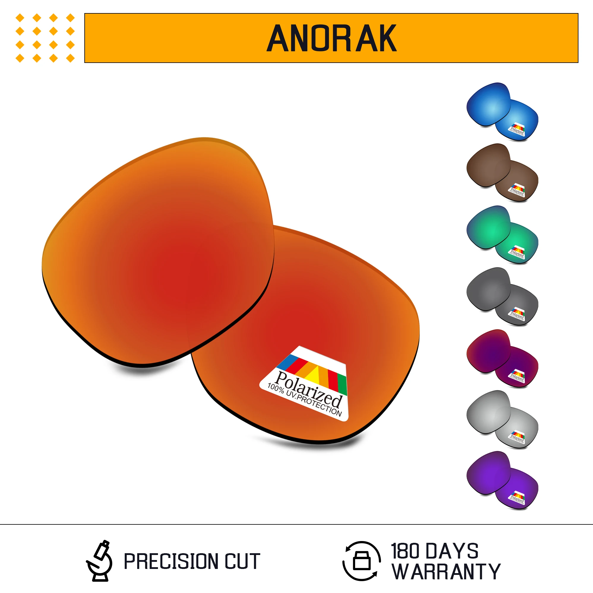 Rarayvix Polarized Replacement Lenses UV400 Protective for Oakley Anorak OO9420-59mm Sunglasses