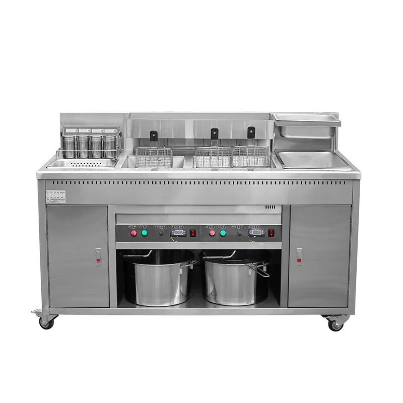 

Fryer, commercial, fryer, large capacity frying, furnace double cylinder, chicken chop truck