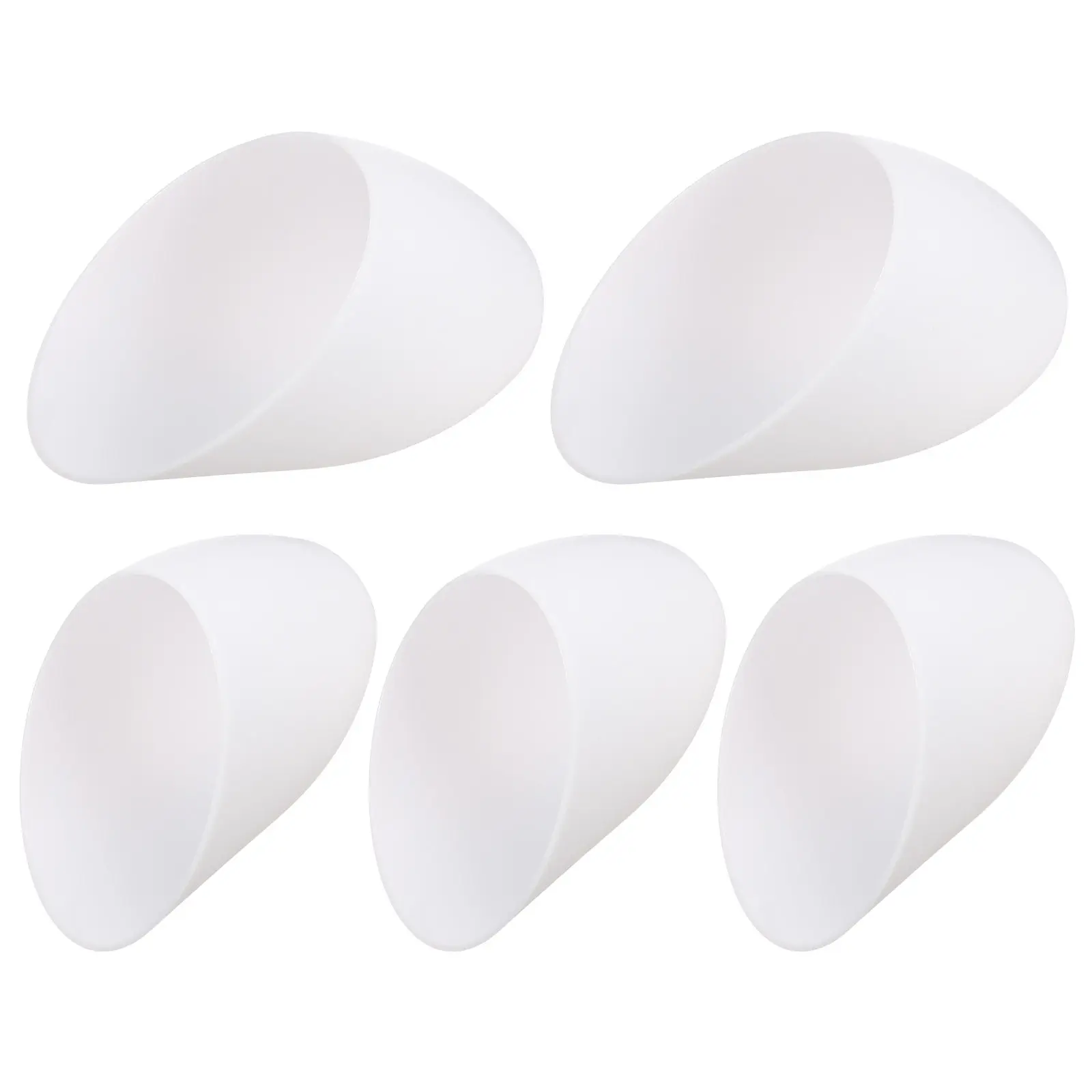 5Pcs Horseshoe Design Lamp Shade Plastic Replacement Lampshade for Desk Table Bedside Floor Hanging Lamps Warm Light Decorative