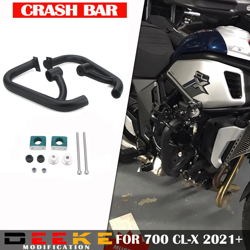 

700 CL-X Защита двигателя мотоцикла, дорожные защитные дуги, бампер, клетка для трюков, защита рамы для 700CLX 700 CL X 2021 2022 2023 2024