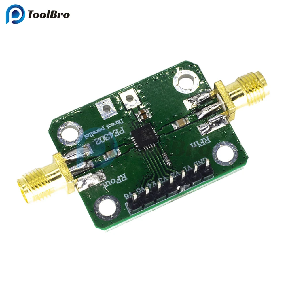 DC 5V PE4302 Numerical Control RF Attenuator Module Parallel Serial Immediate Mode CNC Attenuator Modules 1MHz-4GHz